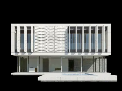 Modern Villa Design 008 3D model