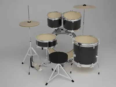 Drum kit 3D model