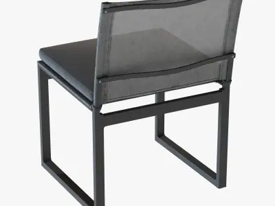 AEGEAN ALUMINUM SIDE CHAIR by restoration hardware 3D model