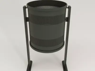 Bcn Trash bin 3D model