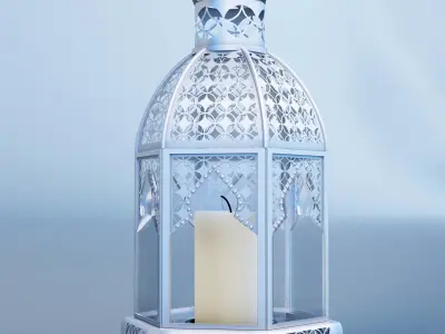 Lantern Moroccan Style Small 3D model