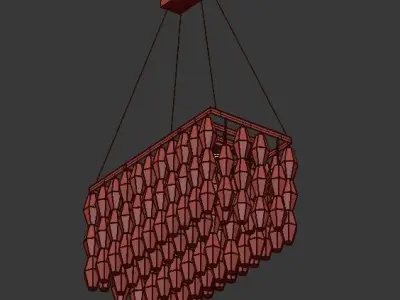 POLIEDRO CEILING LAMP 3D model