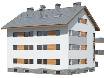 Cottage 016 3D model