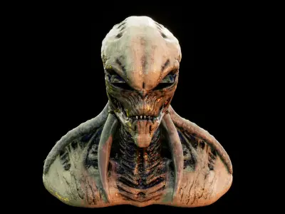 Alien 3D model 14