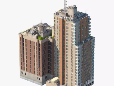 Heywood LLC Building  Low-poly 3D model