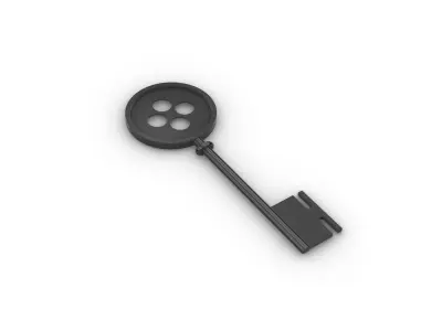 CORALINE- magic door key 3D print model