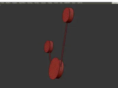 VIVA SCONCE Low-poly 3D model