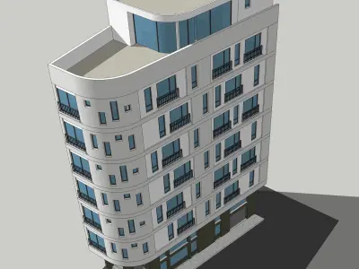 Mini Hotel 3D model