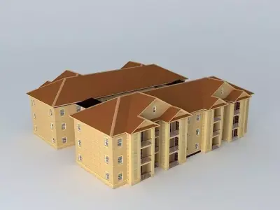 Paladian Village Apartments Free 3D model