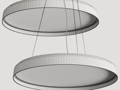 Luceplan Compendium Plate Pendant Lamp 3D model