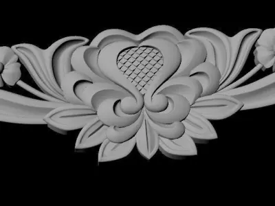 dekor floral ornament 3D model