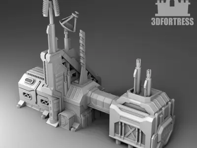 Martian Strategic Management Center 3D print model