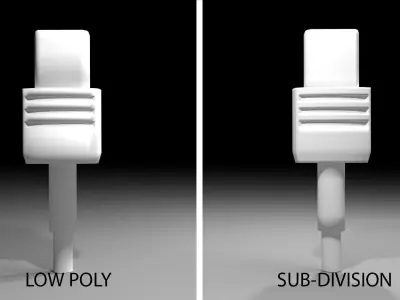 USB - Lighting 3D model