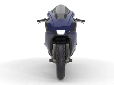 Generic Motorcycle 01 3D model