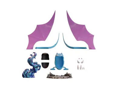 Golbat Controller Stand 3D print model