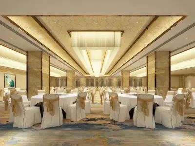 Business Restaurant - Coffee - Banquet  13 3D model