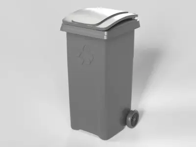 The Wheelie Recycle Bin Miniature Desk Tidy 3D print model
