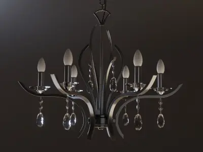 Modern Chandelier 3D model