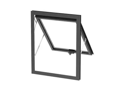 Aluminium Door 03 3D model