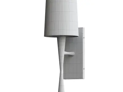 Slim Hourglass Bar Sconce 3D model