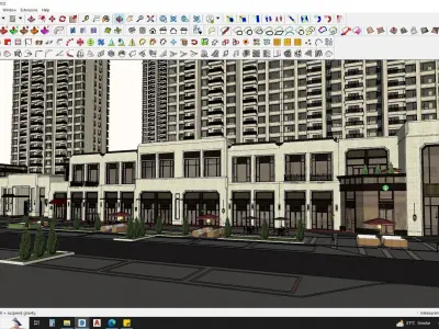 3D Hotel Building Model for Exquisite Getaways 3D model