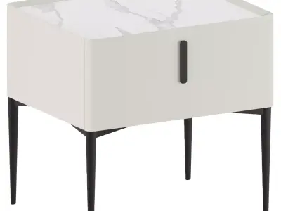 Bedside Desk Cabinet 3D model