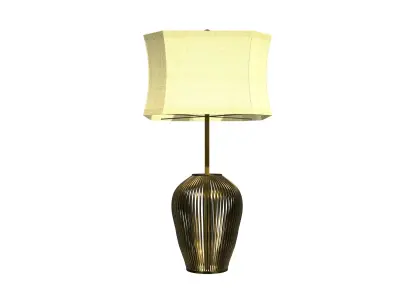 Traditional Shade Table Lamp by Illumino  3D model