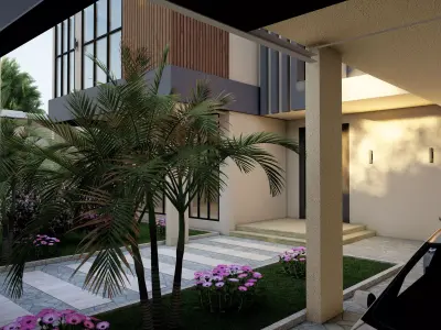 MODREN VILLA 3D model
