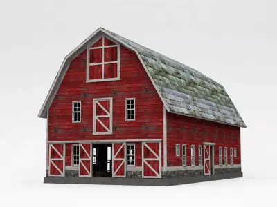 Barnhouse Farmhouse 3D model