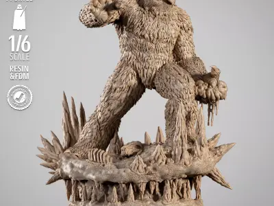 STAR WARS Wampa Sculpture 3D print model