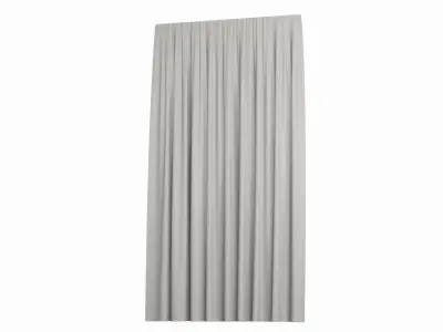 Curtain pleated wall sconce Low-poly 3D model