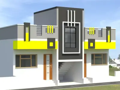 House design in hyderabad 3D model