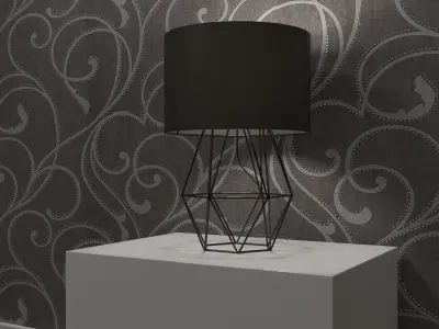 Lamp - night table light 3D model