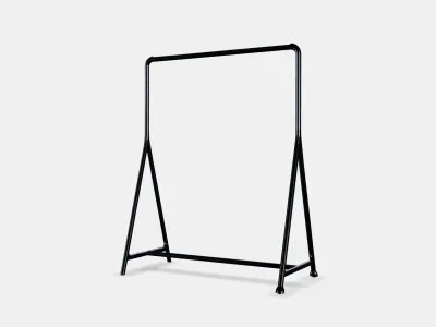 TURBO Clothes rack in-outdoor Low-poly 3D model