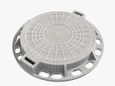 cast iron hatch 3D model