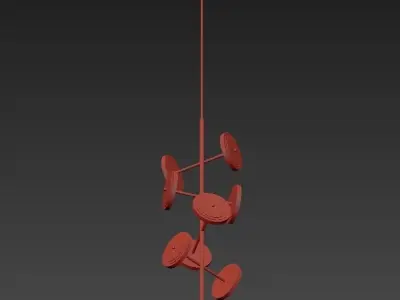 Larose Guyon Le Royer  Chandelier 3D model