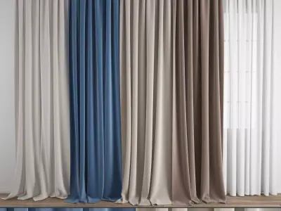 curtain 474 3D model