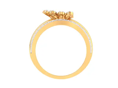  Women Ring MTL 3dm STL OBJ FBX Details 3D print model 90