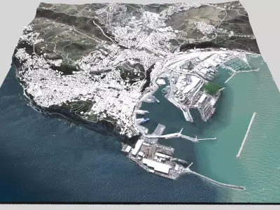 Cityscape Ancona Italy  3D model