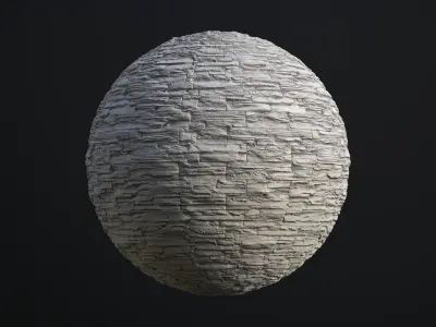 Stone Wall PBR Seamless Texture