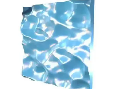 Wave Texture Jewelry Tray and Ring Holder  Modern Desk Organizer 3D print model