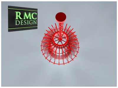 Chandelier 03 By RMC Design 3D model