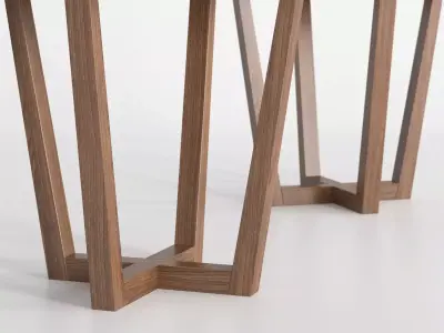 Albert 1 Side Tables 3D model