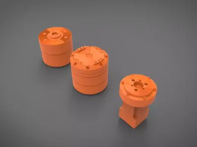 scifi kitbash 5 3D print model