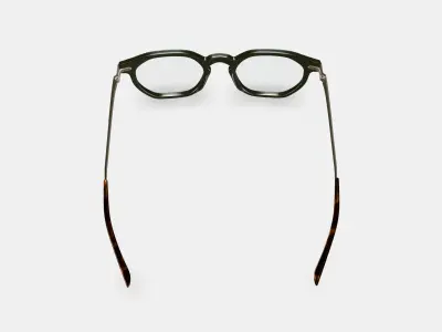 Rustin Eyeglasses in Olive with Riesling 3D model