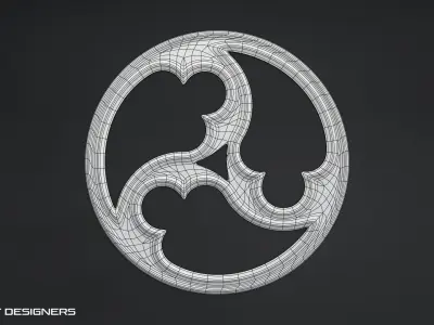 Gothic Tracery 3D model