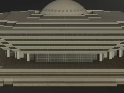 Ministry of Interior - Riyadh Saudi arabia  3D model