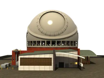 TMT RADIO TELESCOPE 3D model