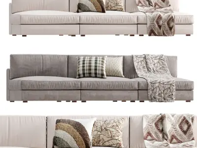 Beta  Modular Sofa 3D model
