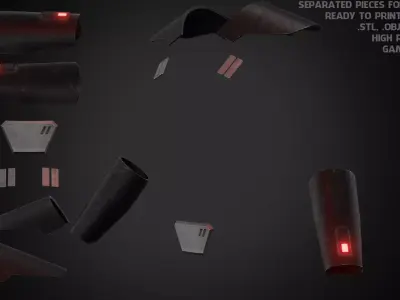 Second Sister Armor for Cosplay 3D print model